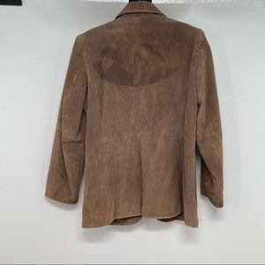 Vintage Beatles Rock Band On The Back St Johns Bay Women’s M Suede Jacket